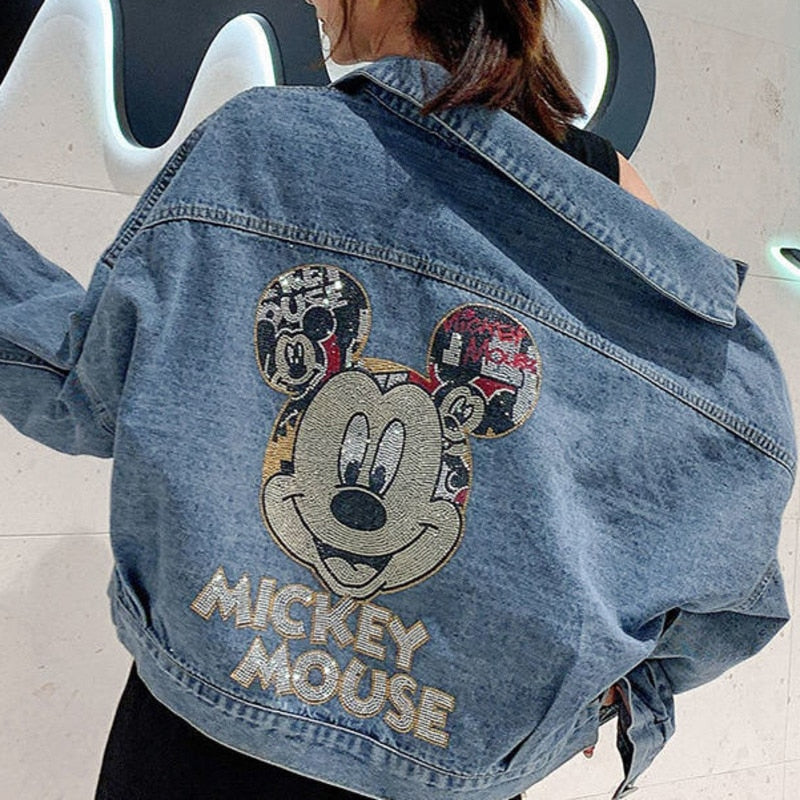 Jaqueta jeans do sales mickey